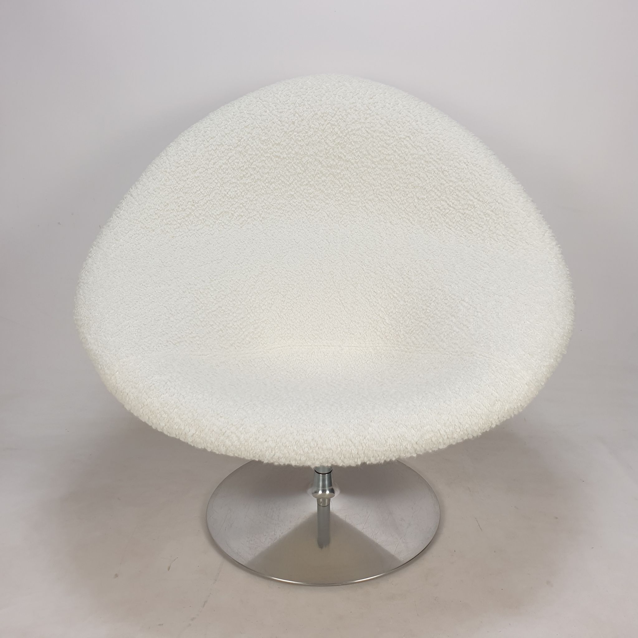 Big Globe Armchair with Ottoman by Pierre Paulin for Artifort, 1980s