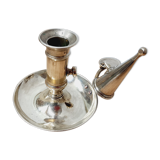 Cellar rat candle holder and brass extinguisher