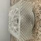 Vintage 70s molded glass wall lamp