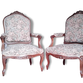 Pair chairs Regency XIX