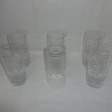 Set of 6 baccarat crystal mugs