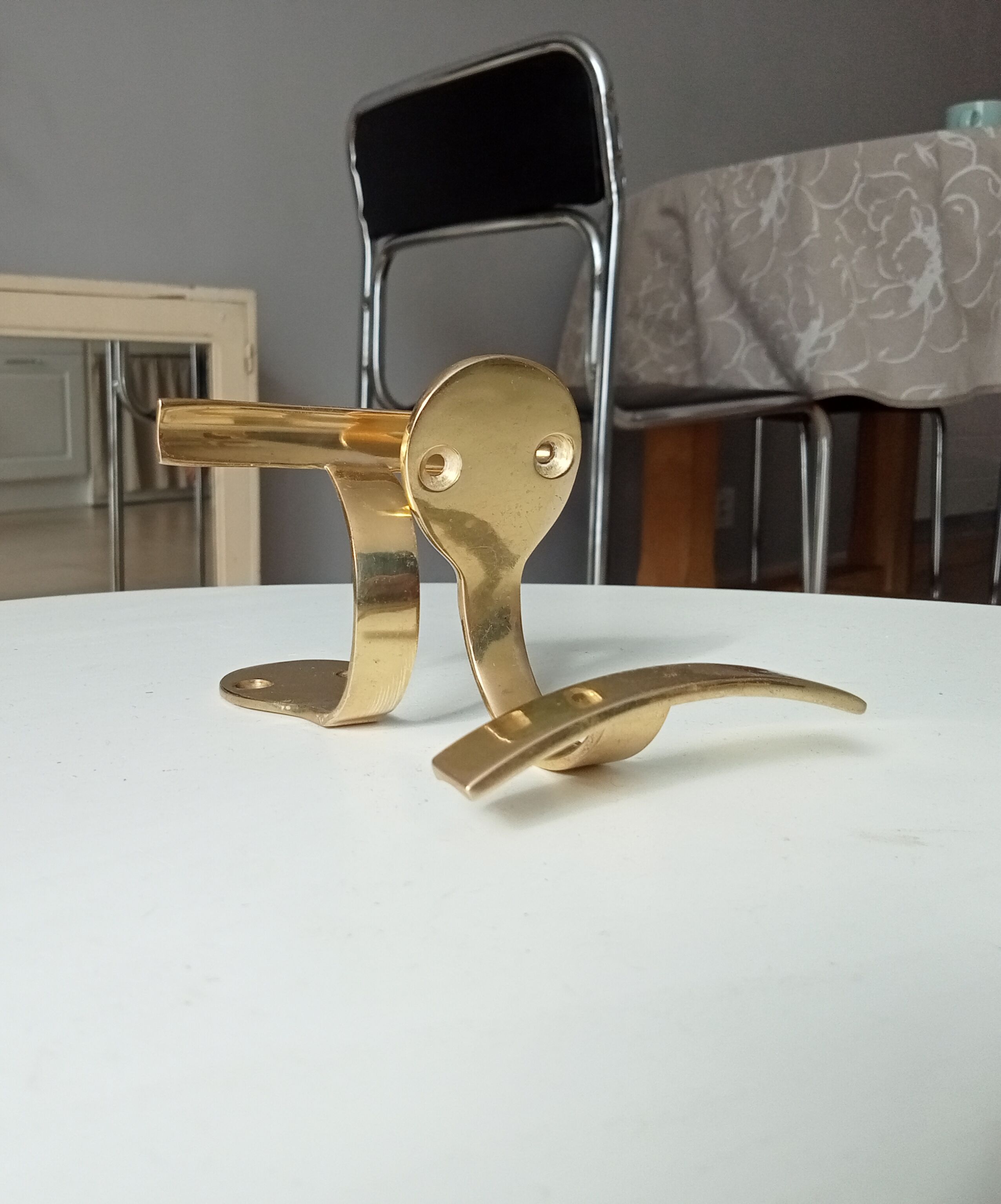 Pair of hooks vintage coat rack