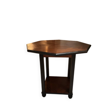 Hexagonal Art Deco side table