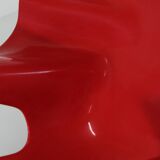 Chaise Longue "Éléphant" de Bernard Rancillac – Édition Limitée 07/100 – Rouge