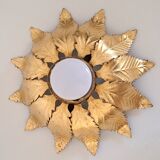 Gold metal ceiling light