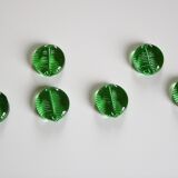 Pukeberg glass knife holders, Sweden 60's