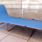 Transat relaxes folding lounge chair Lafuma Chantazur 60 vintage