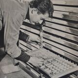 Silver photo printing circa 1970