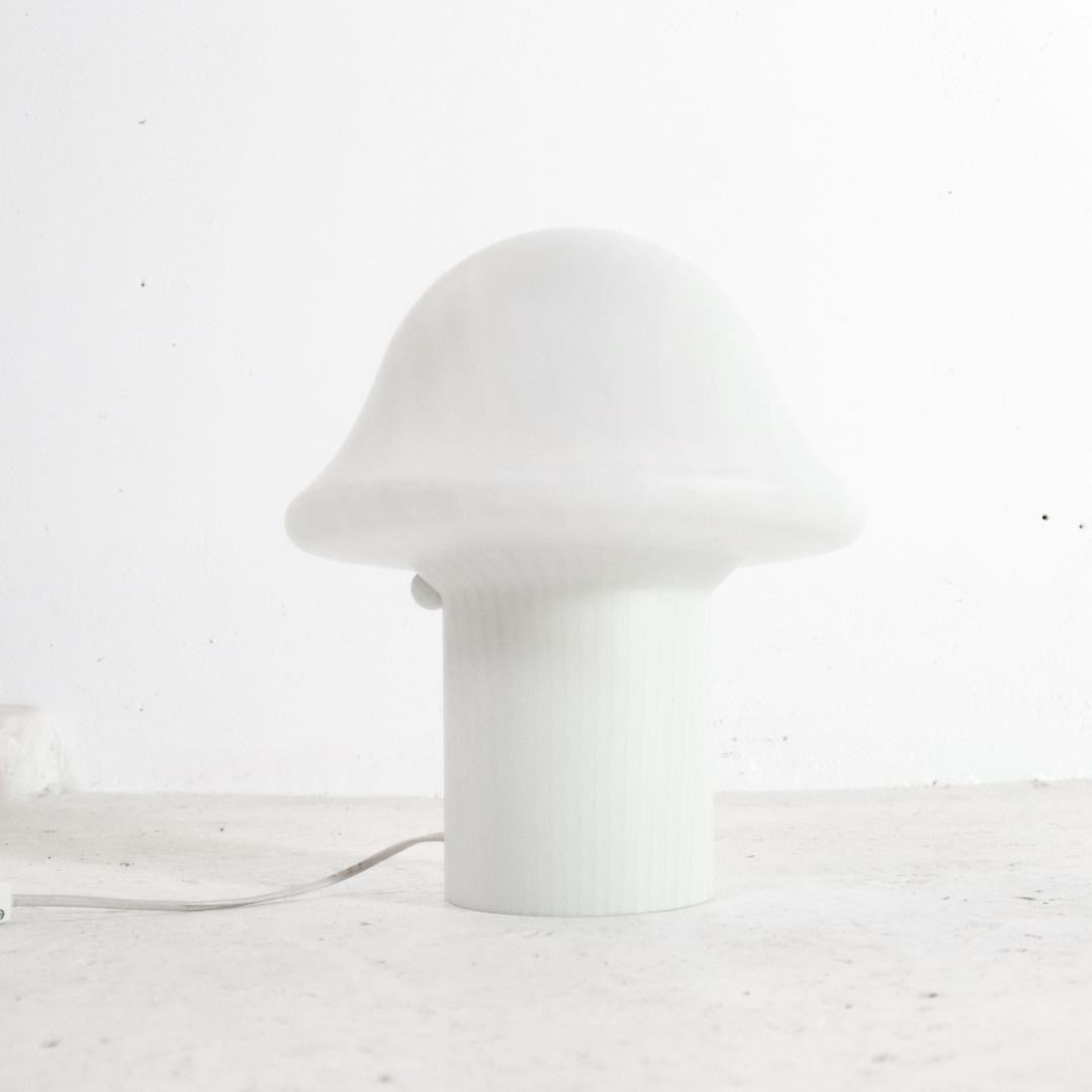 Glass Peil & Putzler mushroom table lamp