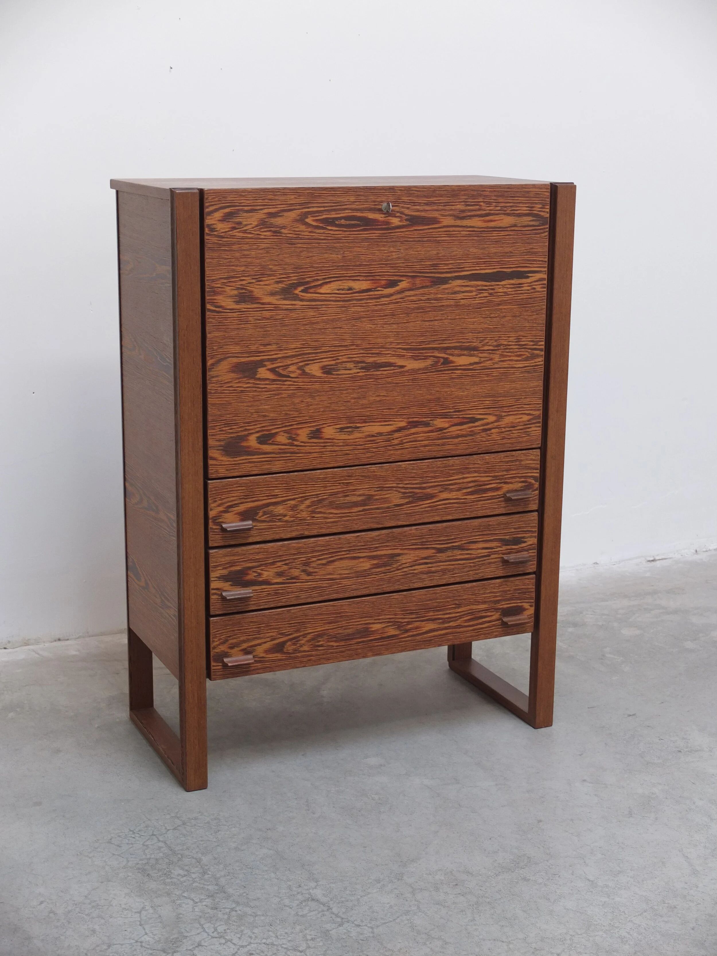 N-Line 'Team Program 500' bar cabinet in wengé, 1966