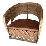 Mexican craft armchair equippal