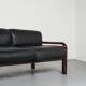 Canapé cuir 54A par Gae Aulenti pour Knoll, circa 1975