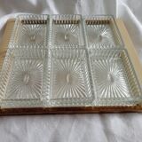 Aperitif tray mirror 50s