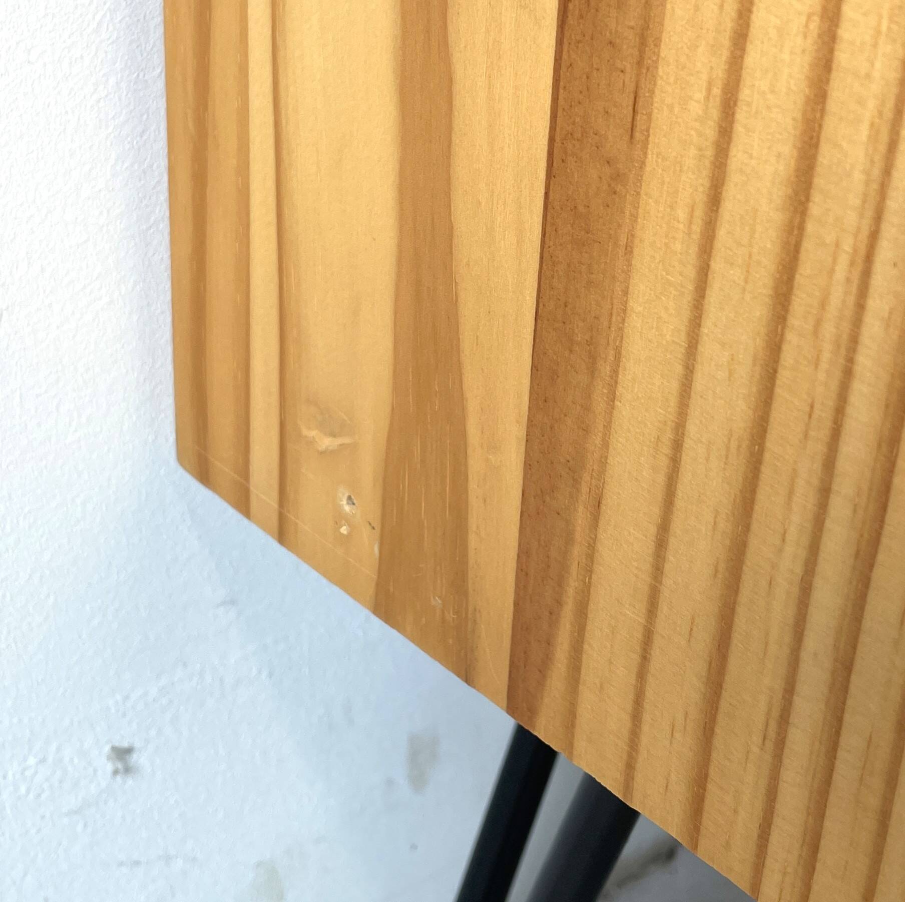 Commode sur pieds en épingle à cheveux, style scandinave