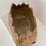 Signed Organic Glazed Terracotta Plant Pot / Planter