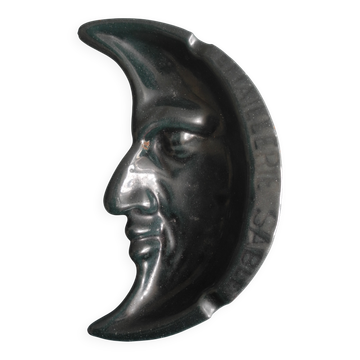 moon ashtray enameled cast iron