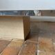 Coffee table and travertine