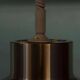 Vintage suspended lamp in aluminium from the 60s/70s, dining table lamp.