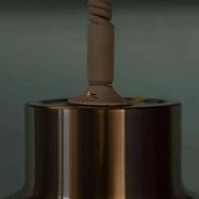 Vintage suspended lamp in aluminium from the 60s/70s, dining table lamp.
