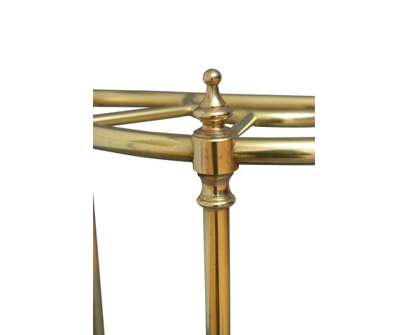 Victorian brass umbrella stand