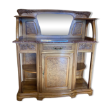 Carved walnut sideboard