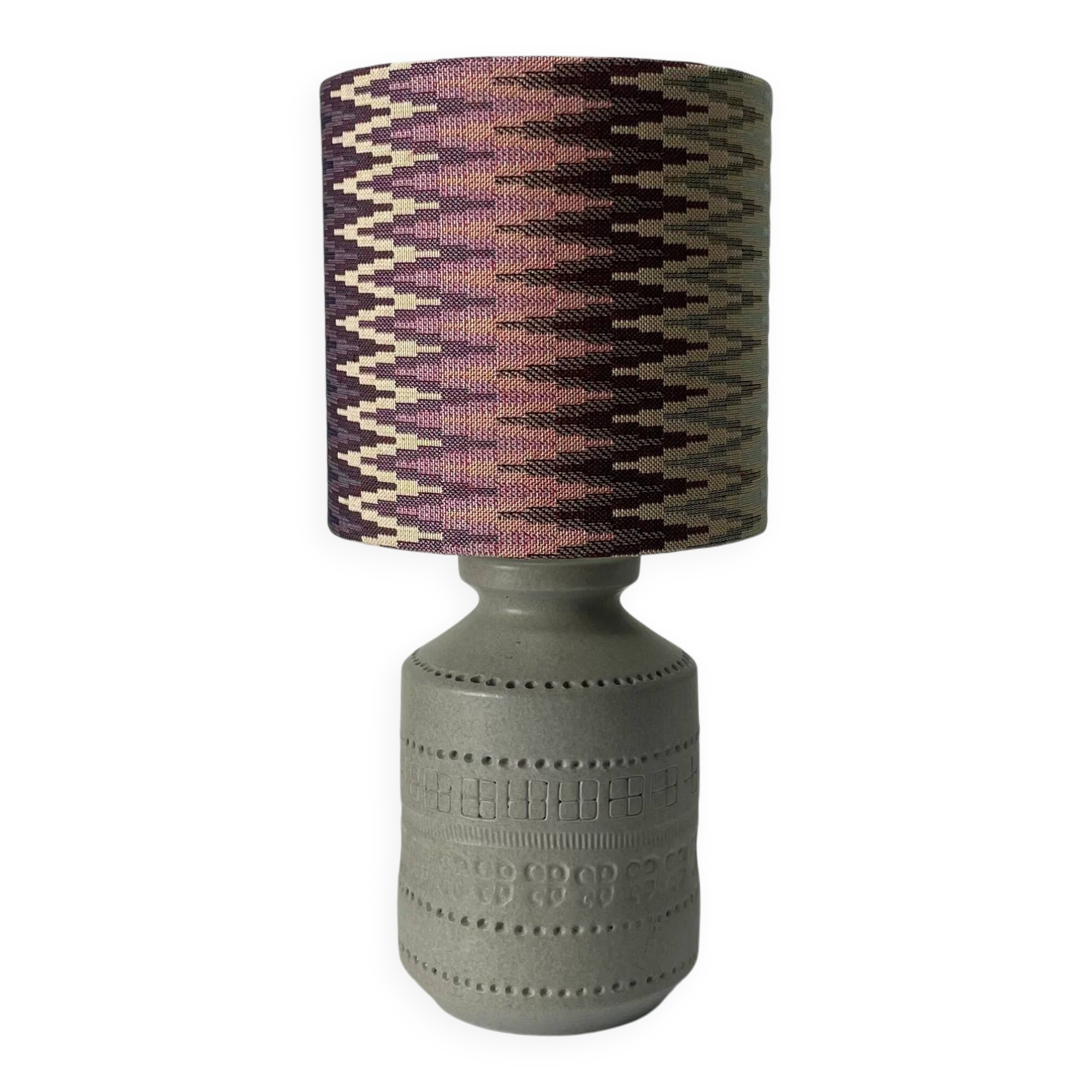 1960s Italian Bitossi style ceramic table lamp