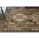 1970s Vintage Turkish Hand-Knotted Wool Cotton Brown Runner Rug 150x390