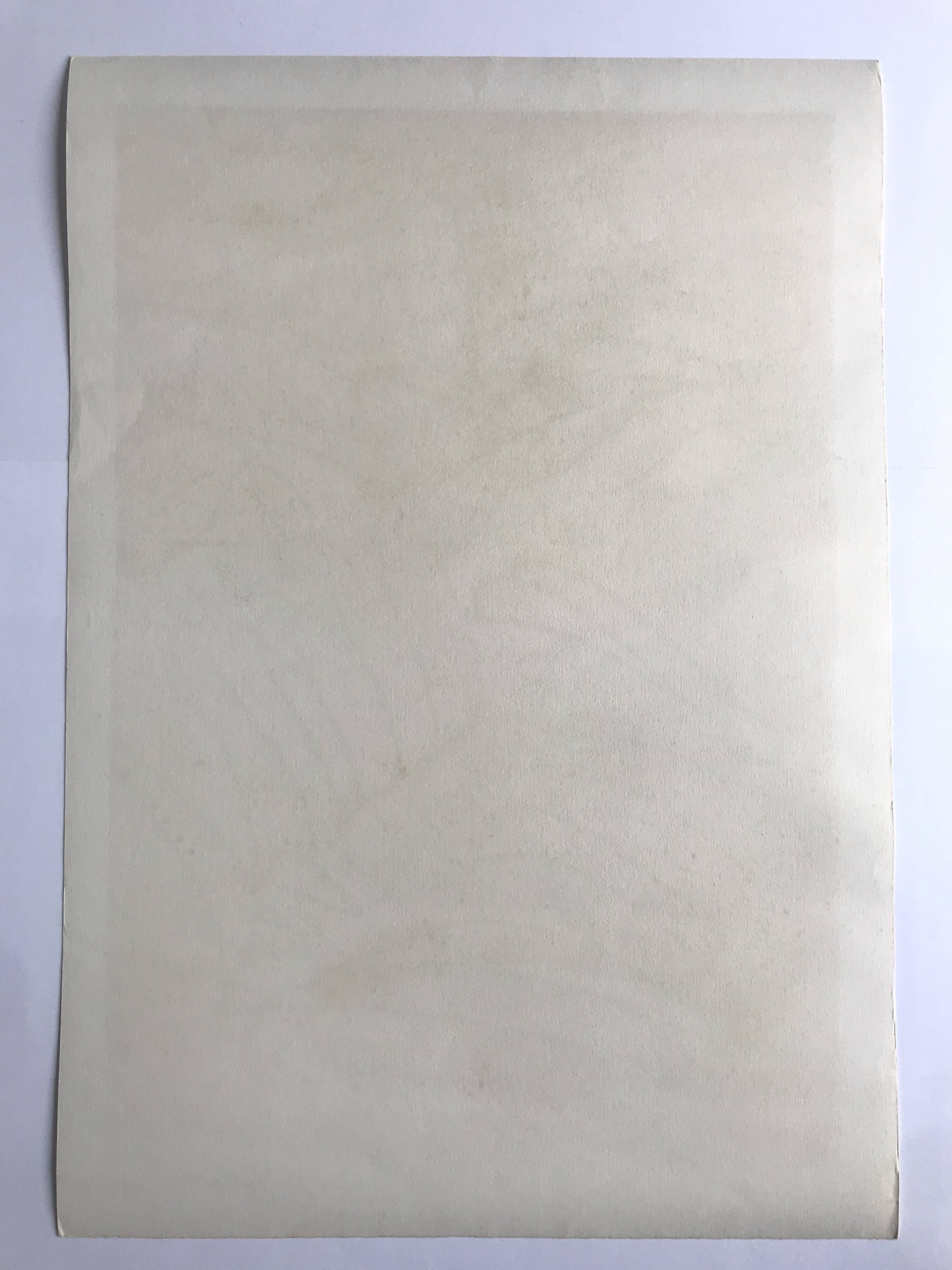 Messenger alechinsky arnal van velde, c 1980. lithograph signed in pencil