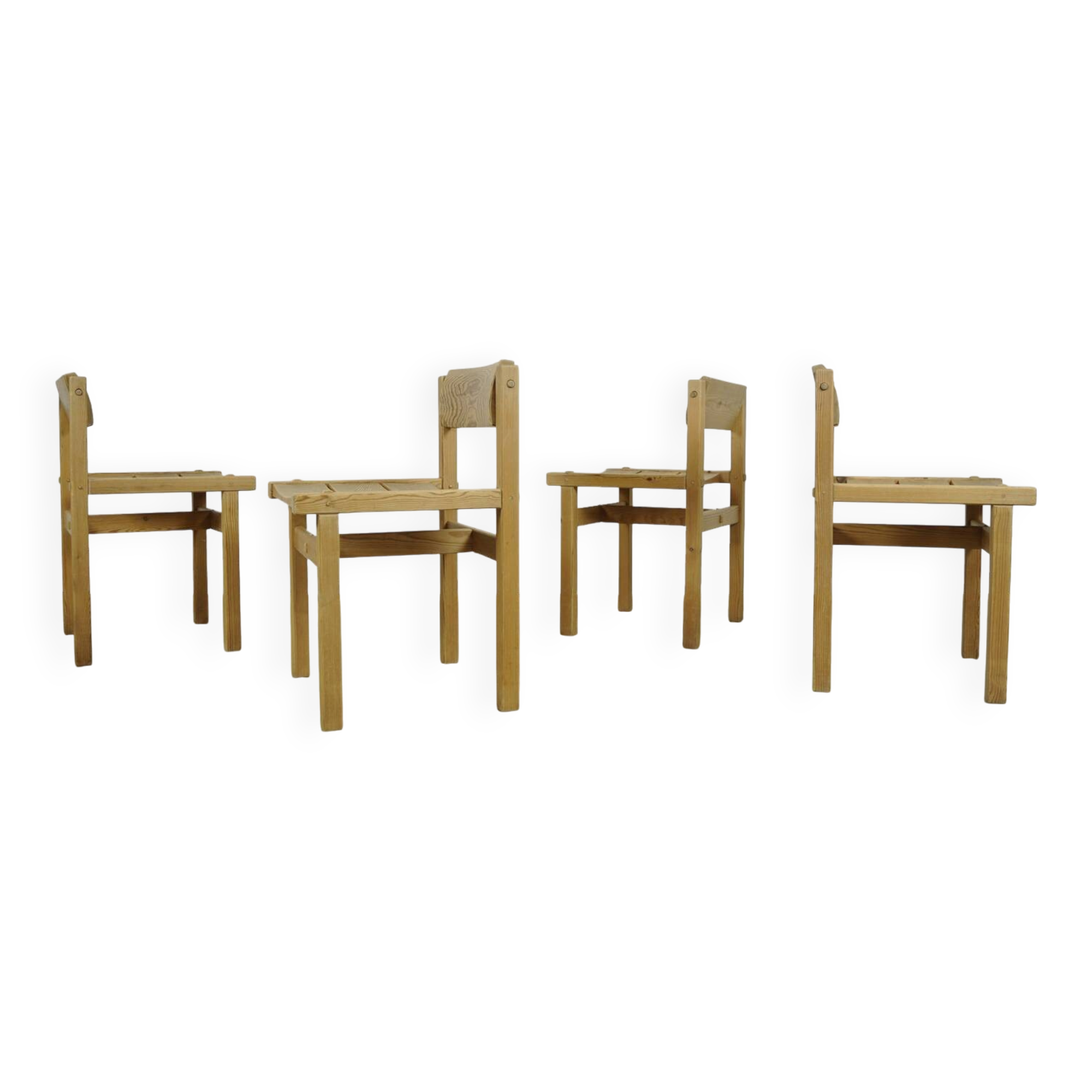 Vintage “Trybo” dining chairs by EDVIN HELSETH, Norway 1960s