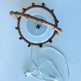 Bamboo and glass lamp