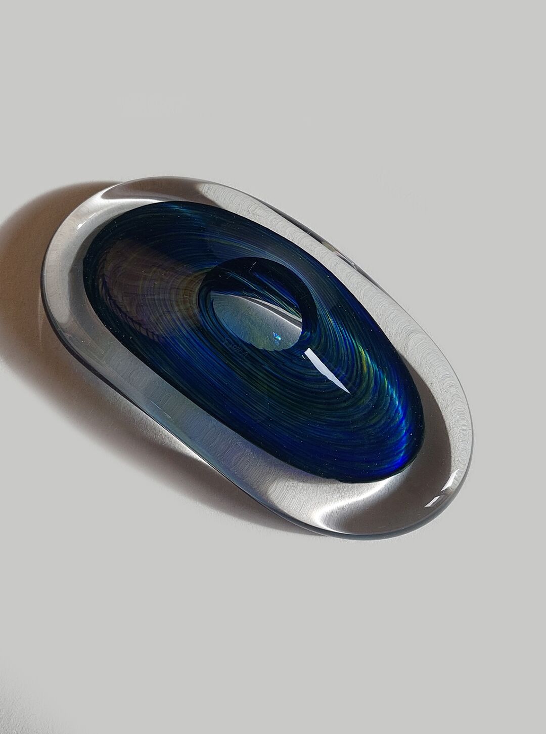 Vide Poche en verre épais de Murano