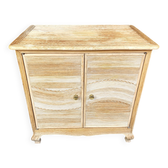Vintage pencil reed cabinet, 1970s