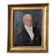 Old portrait oil on canvas country decoration