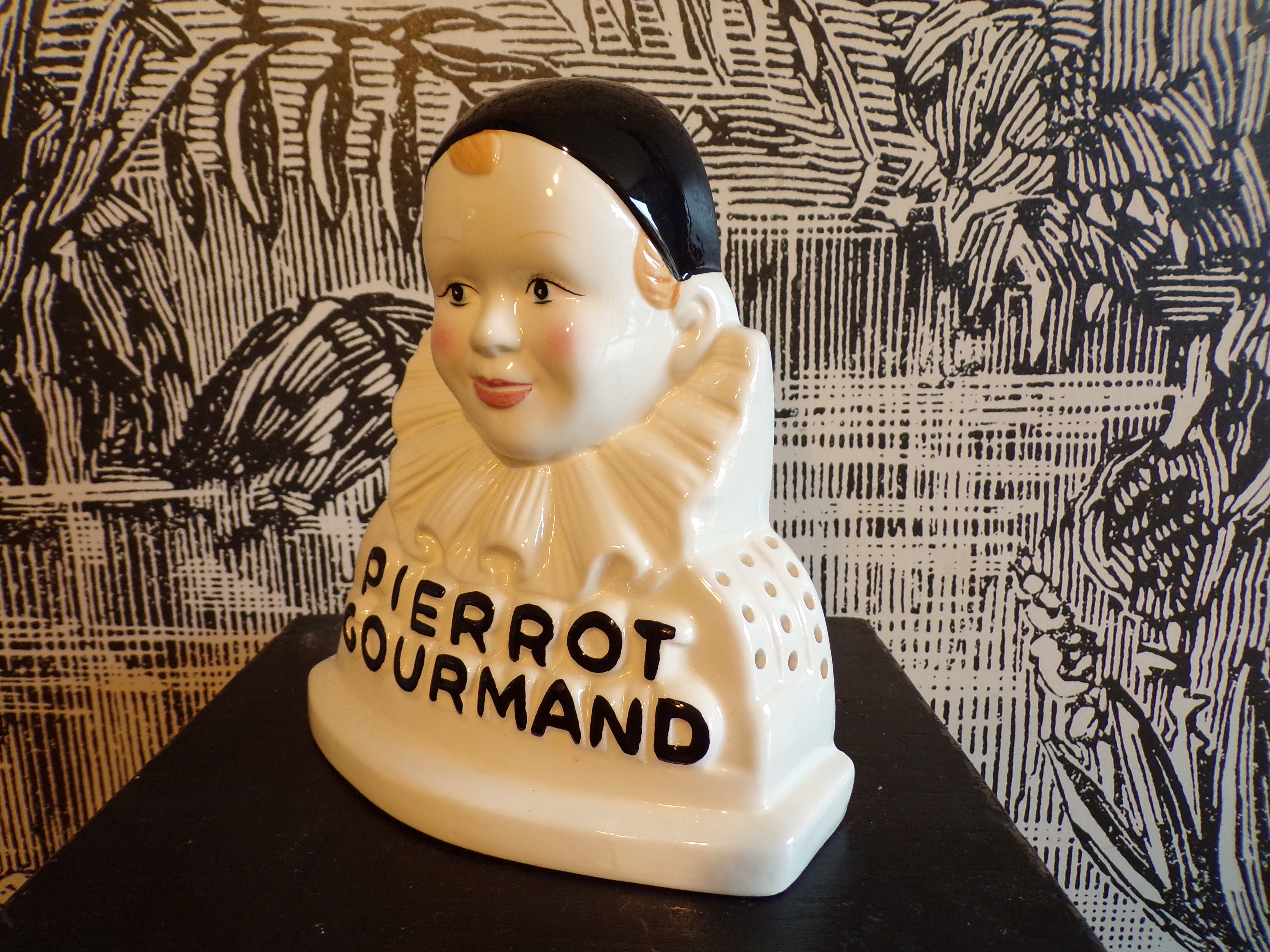 Porte-sucette de comptoir Pierrot gourmand