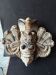 Ancient Balinese mask in carved wood – Protective Naga – Sculpture a
