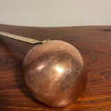 Copper and brass skimmer ladle from the 50s