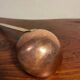 Copper and brass skimmer ladle from the 50s