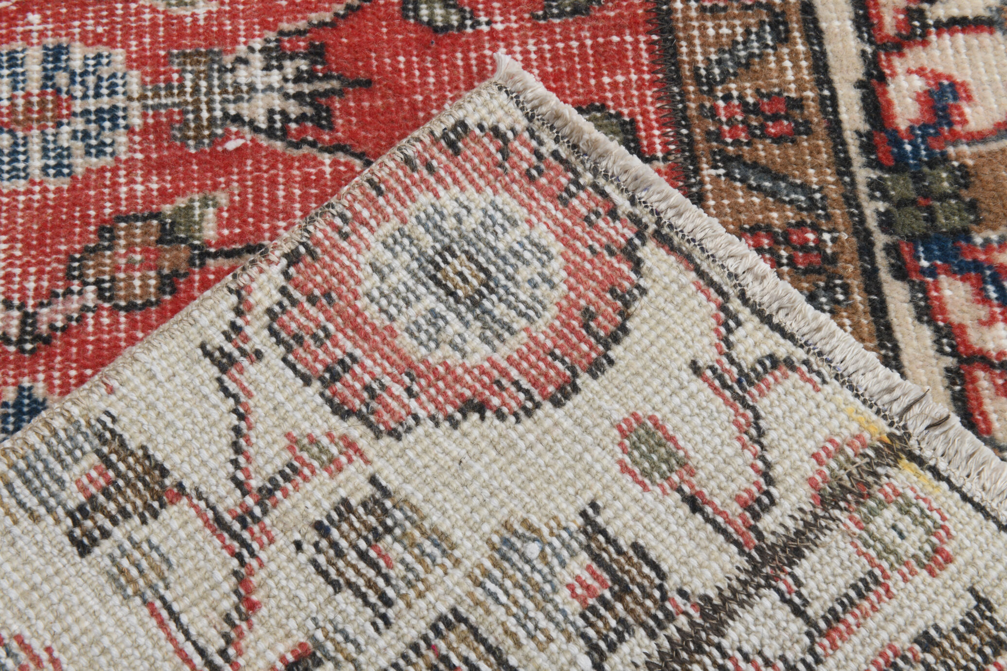 Vintage runner rug. 69x199cm