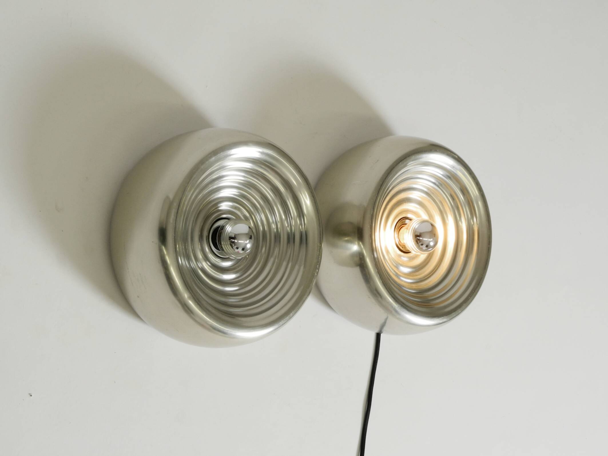 Set of two Padina Wall Lamps by Castiglioni for Flos, Italy, Circa 1970