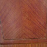 Louis XVI chest of drawers - Bronze - Butterfly wood veneer marquetry - 1930