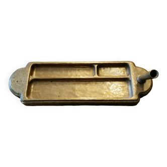 Brass fountain/pen holder