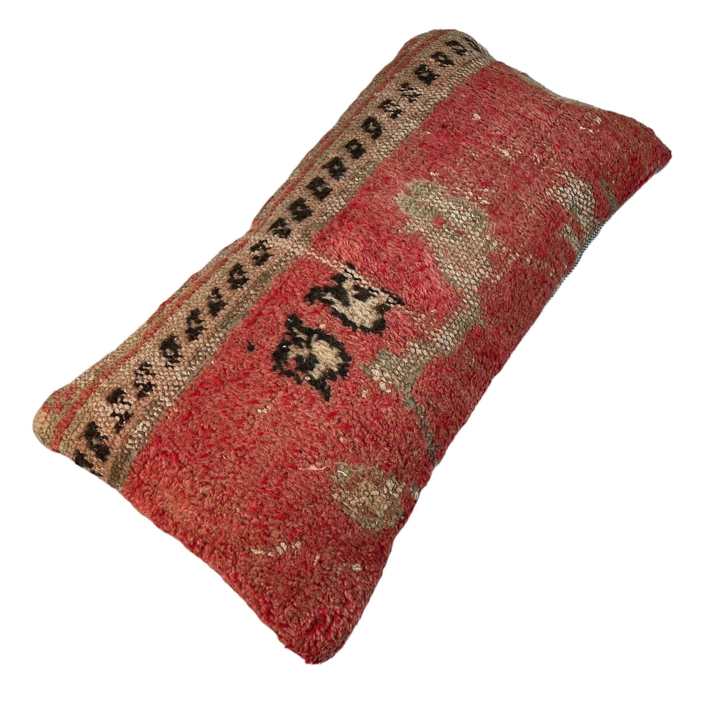 Vintage turkish handmade cushion cover, 30 x 60 cm