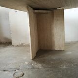 Coffee table in travertine