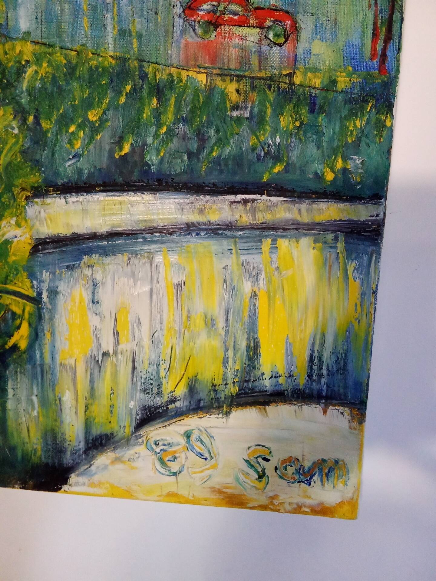 Tableau artiste contemporain