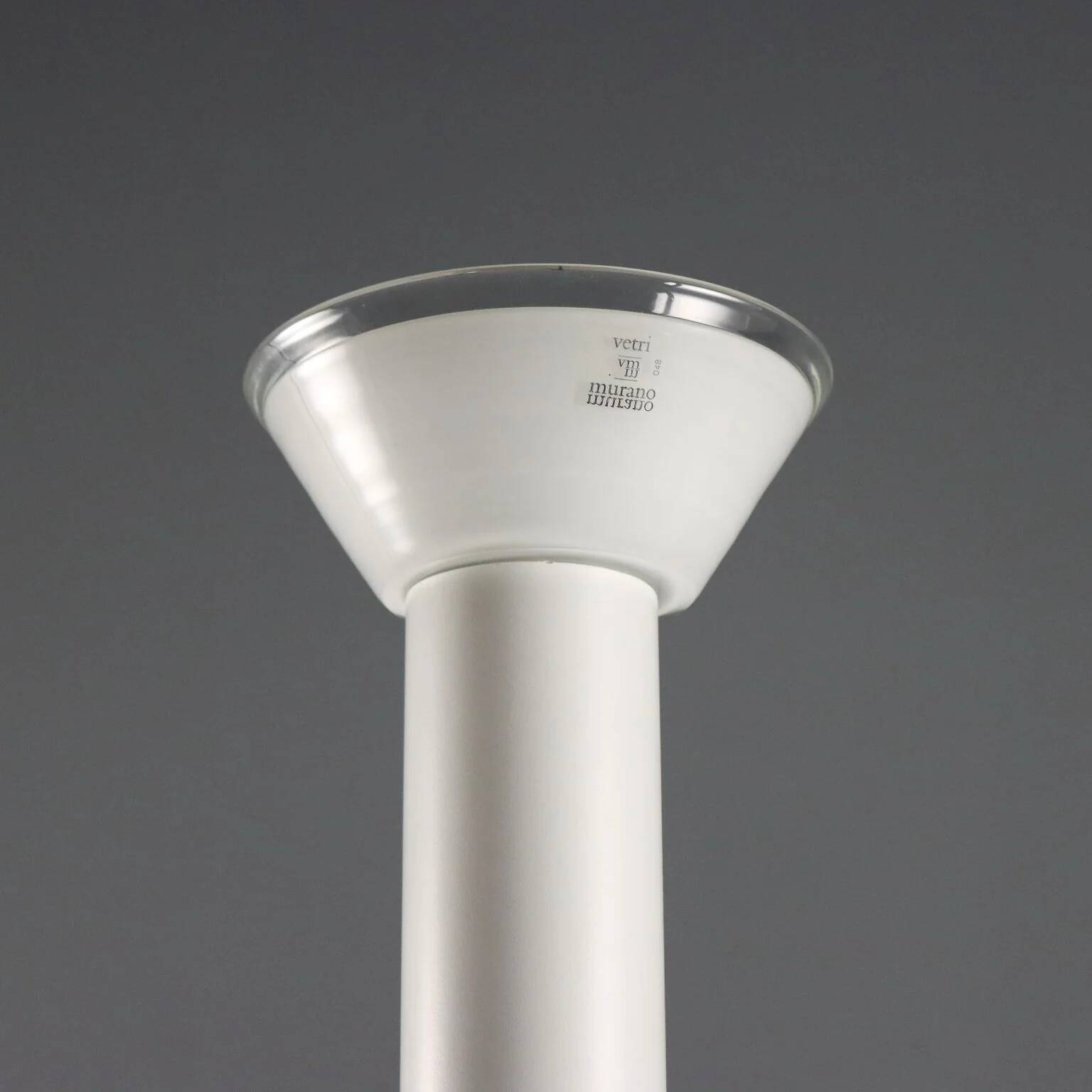 Vintage Murano glass floor lamp, Italian design 1980s-1990s