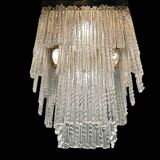 Murano Glass Rod Ceiling Light Flushmount