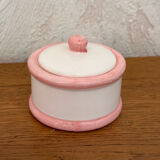 Empty pink and white pocket