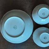 Bavaria porcelain cup and 6 bowl set
