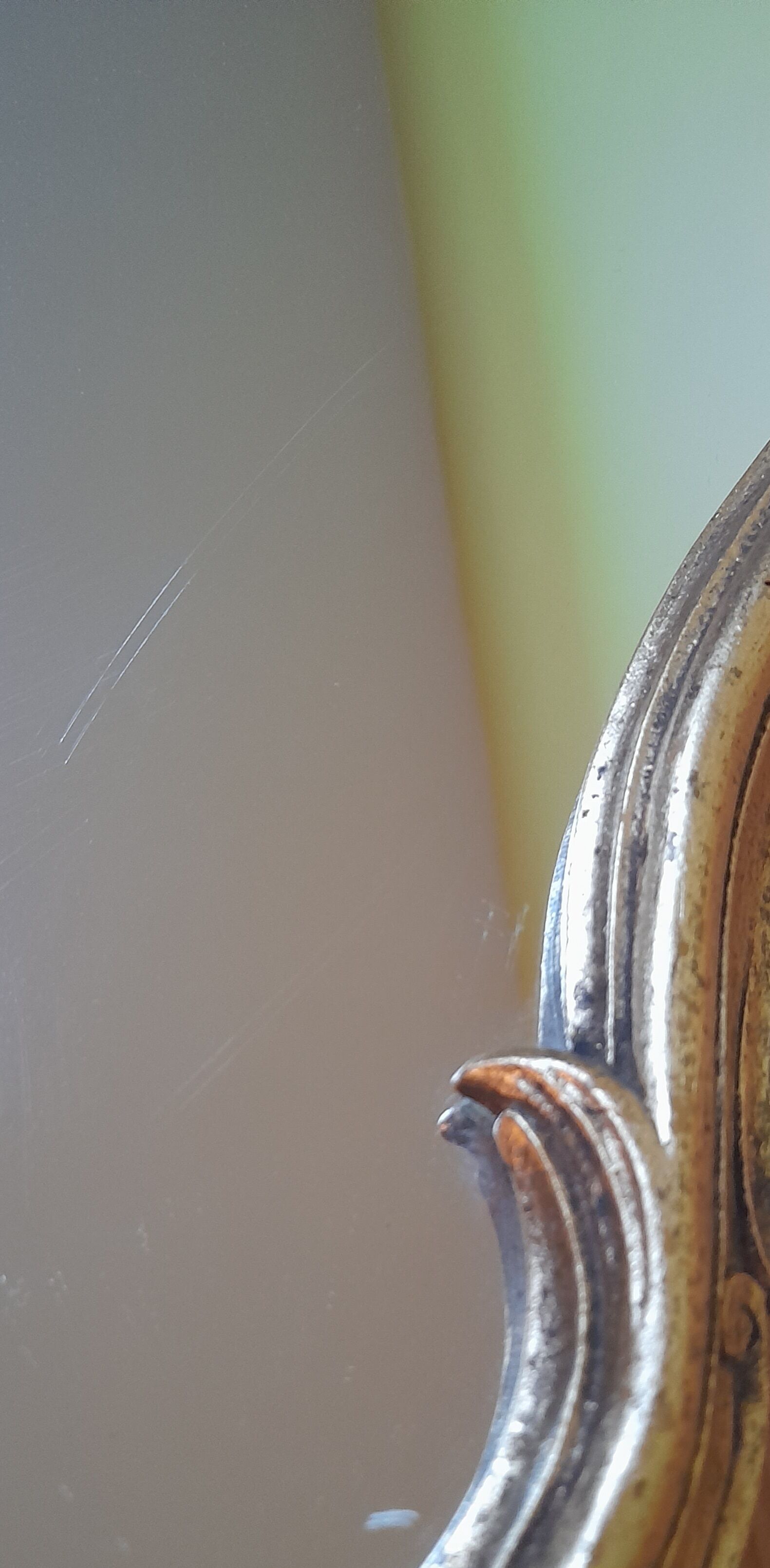 Gilded baroque mirror