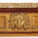 Console néoclassique ancienne en bois laqué, Italie, fin XIXe siècle